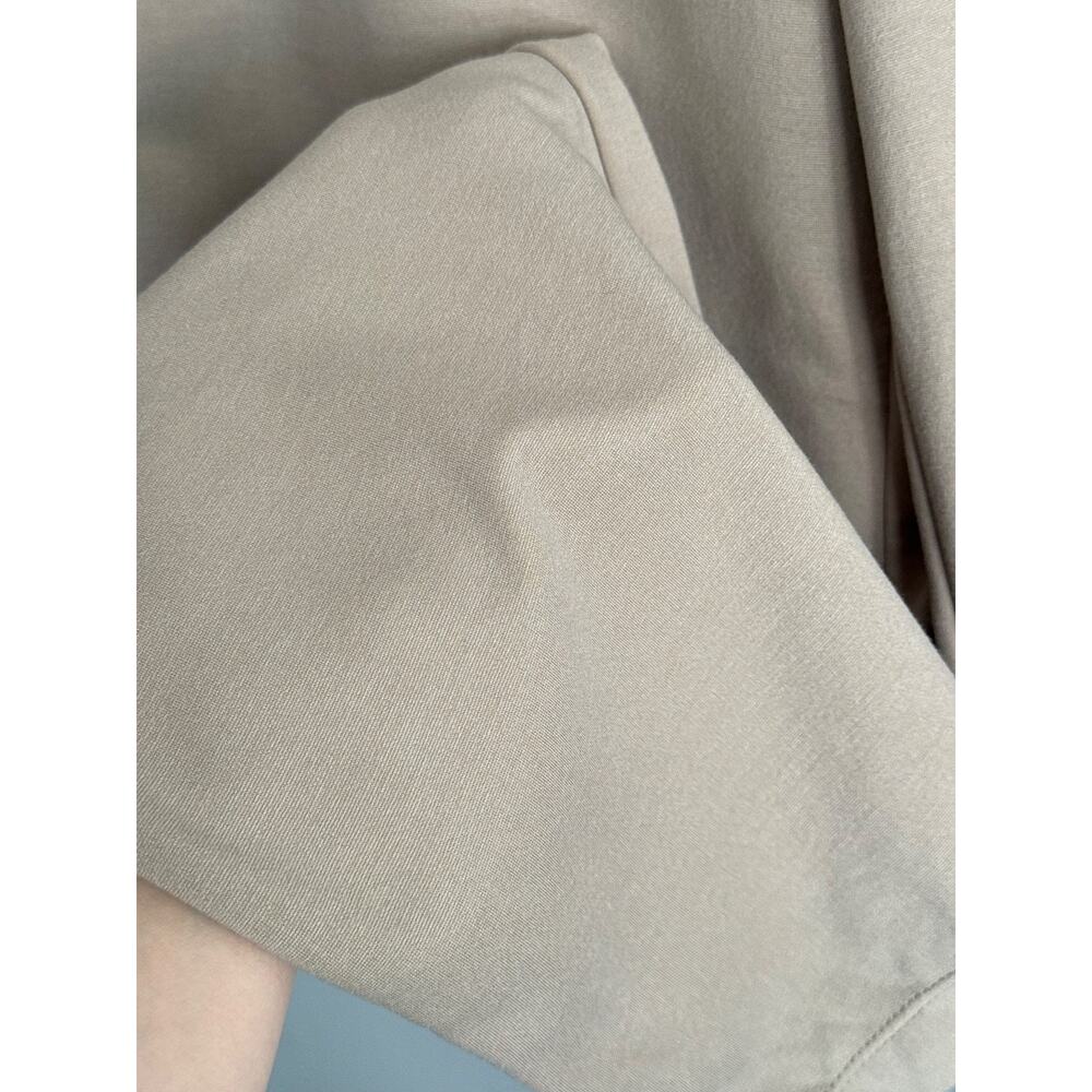 Max Studio London Quiet Luxury Wide Leg Pants Women Size S Taupe Pull On - Picture 5 of 7
